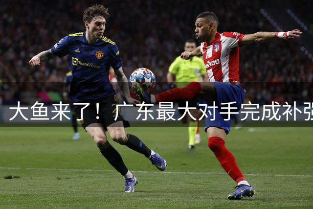 大鱼来了！广东最大对手完成补强，这可是近10年内最强双小外援！